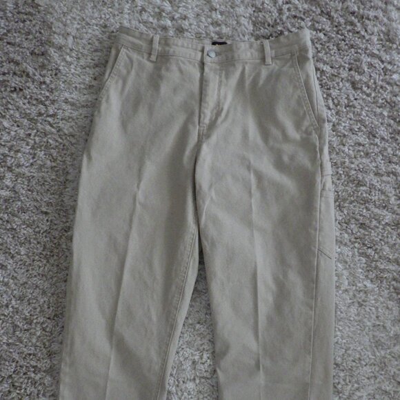 Caterpillar Women's Utility Workwear Jeans Pant Beige Stretch Straight Leg Sz 8 - Picture 2 of 14